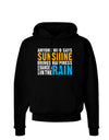 Anyone Who Says Sunshine Inspirational Quote Dark Hoodie Sweatshirt-Hoodie-TooLoud-Black-Small-Davson Sales