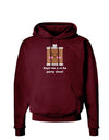 Anytime can be party time Dark Hoodie Sweatshirt-Hoodie-TooLoud-Maroon-Small-Davson Sales