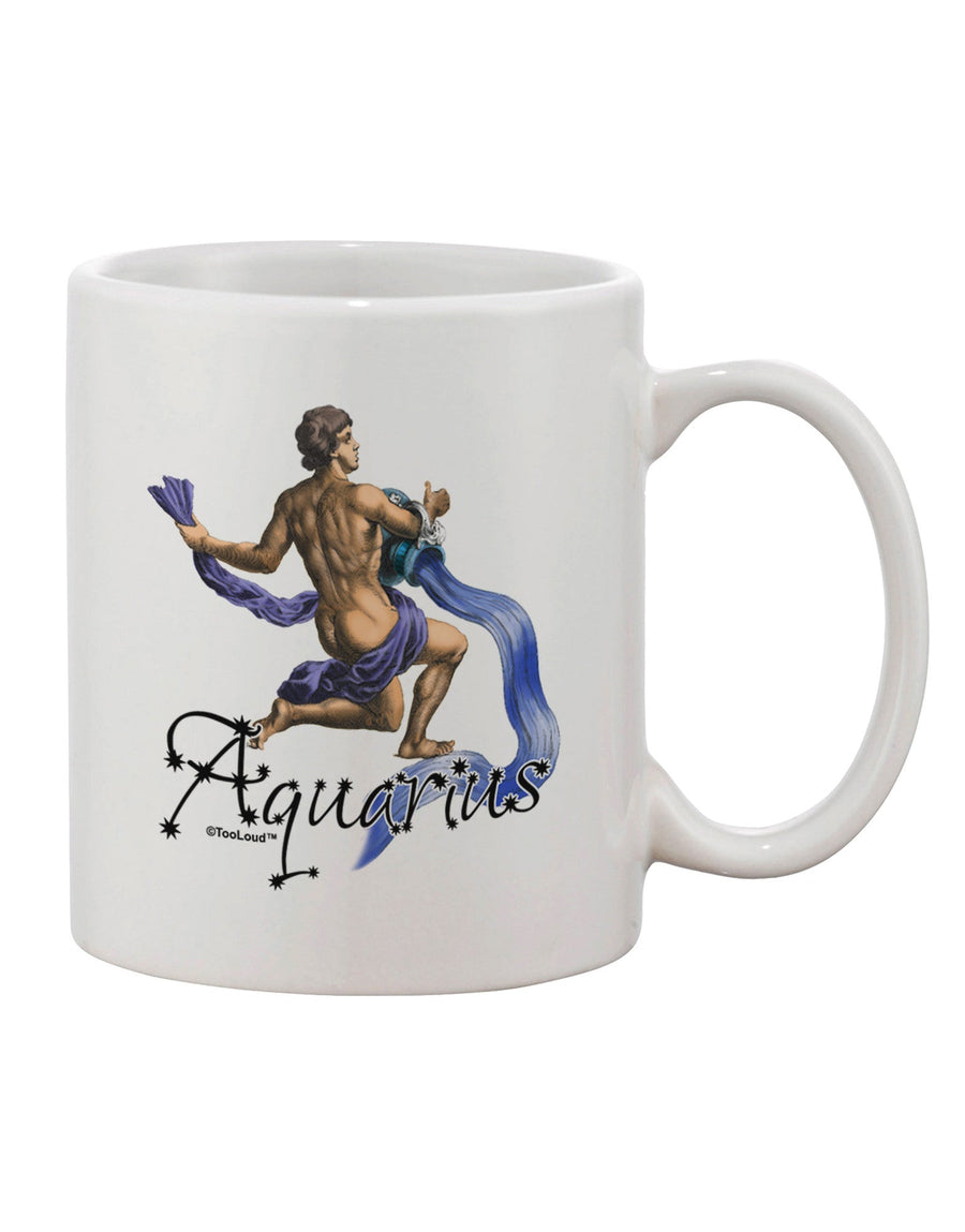 Aquarius Color Illustration 11 oz Coffee Mug - Expertly Crafted Drinkware TooLoud-11 OZ Coffee Mug-TooLoud-White-Davson Sales