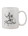 Aquarius Illustrated 11 oz Coffee Mug - Expertly Crafted Drinkware TooLoud-11 OZ Coffee Mug-TooLoud-White-Davson Sales