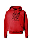 Aquarius Symbol Hoodie Sweatshirt-Hoodie-TooLoud-Red-Small-Davson Sales