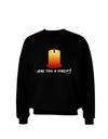 Are You A Virgin - Black Flame Candle Adult Dark Sweatshirt by TooLoud-Sweatshirts-TooLoud-Black-Small-Davson Sales