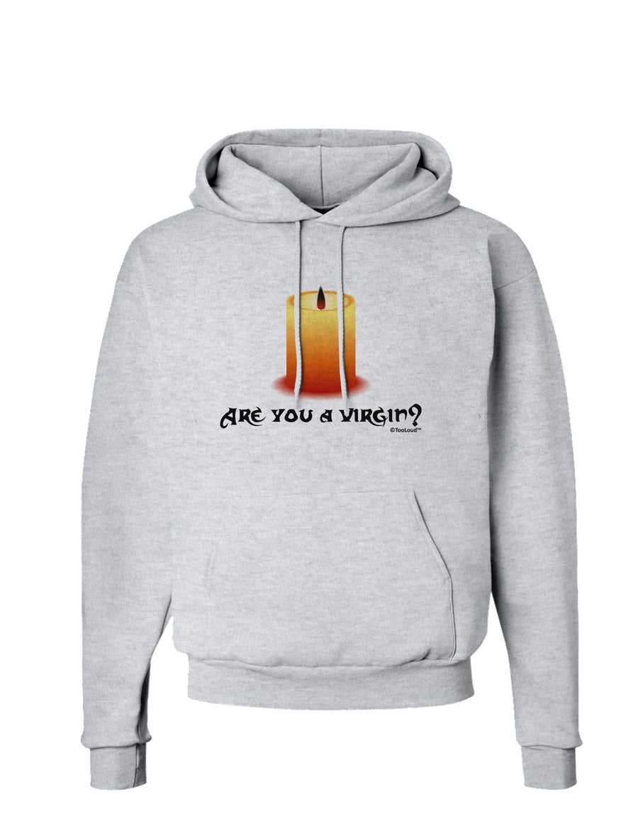 Are You A Virgin - Black Flame Candle Hoodie Sweatshirt by TooLoud-Hoodie-TooLoud-White-Small-Davson Sales