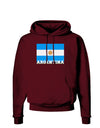 Argentina Flag Dark Hoodie Sweatshirt-Hoodie-TooLoud-Maroon-Small-Davson Sales