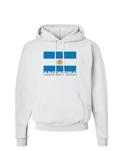 Argentina Flag Hoodie Sweatshirt-Hoodie-TooLoud-White-Small-Davson Sales