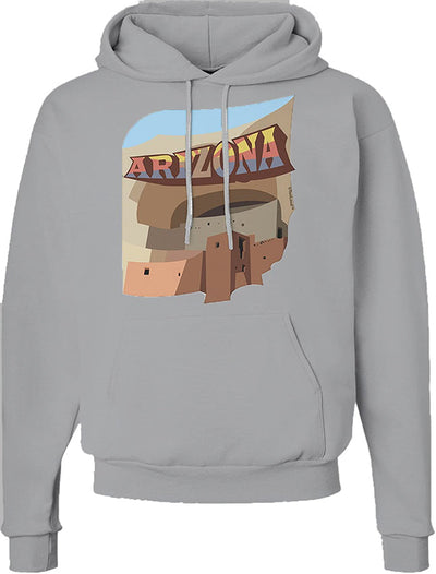 Arizona Montezuma Castle Hoodie Sweatshirt-Hoodie-TooLoud-AshGray-Small-Davson Sales