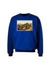 Arizona Mountains Watercolor Adult Dark Sweatshirt-Sweatshirts-TooLoud-Deep-Royal-Blue-Small-Davson Sales