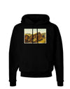 Arizona Mountains Watercolor Dark Hoodie Sweatshirt-Hoodie-TooLoud-Black-Small-Davson Sales