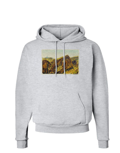 Arizona Mountains Watercolor Hoodie Sweatshirt-Hoodie-TooLoud-AshGray-Small-Davson Sales