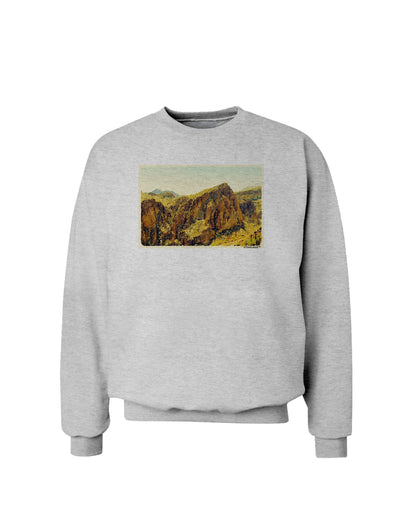 Arizona Mountains Watercolor Sweatshirt-Sweatshirts-TooLoud-AshGray-Small-Davson Sales