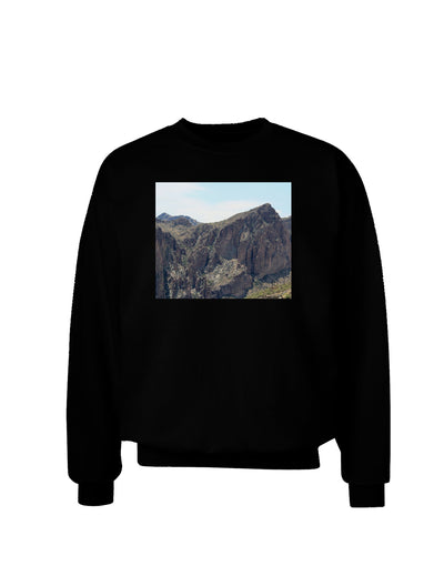 Arizona Saguaro Lake Mountains Adult Dark Sweatshirt-Sweatshirts-TooLoud-Black-Small-Davson Sales