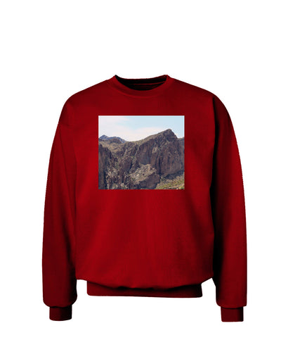 Arizona Saguaro Lake Mountains Adult Dark Sweatshirt-Sweatshirts-TooLoud-Deep-Red-Small-Davson Sales