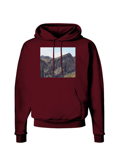 Arizona Saguaro Lake Mountains Dark Hoodie Sweatshirt-Hoodie-TooLoud-Maroon-Small-Davson Sales