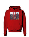 Arizona Saguaro Lake Mountains Dark Hoodie Sweatshirt-Hoodie-TooLoud-Red-Small-Davson Sales