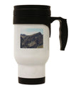 Arizona Saguaro Lake Mountains Stainless Steel 14oz Travel Mug-Travel Mugs-TooLoud-White-Davson Sales