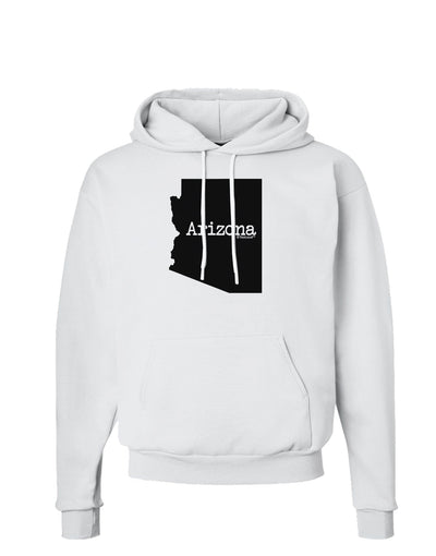 Arizona - United States Shape Hoodie Sweatshirt by TooLoud-Hoodie-TooLoud-White-Small-Davson Sales