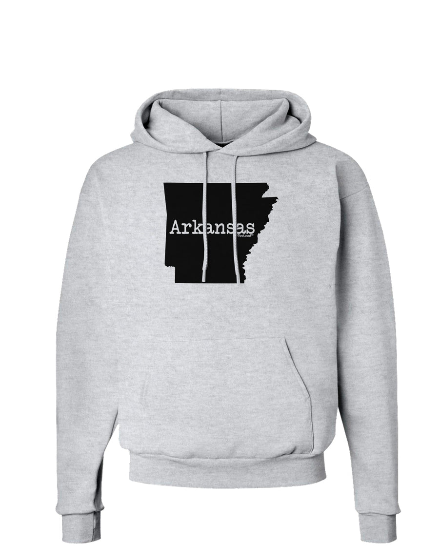 Arkansas - United States Shape Hoodie Sweatshirt by TooLoud-Hoodie-TooLoud-White-Small-Davson Sales