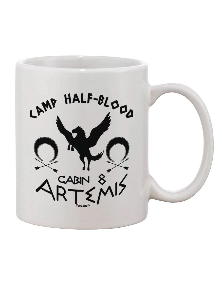 Artemis-inspired 11 oz Coffee Mug for Camp Half Blood Cabin 8 - Expertly Crafted by TooLoud-11 OZ Coffee Mug-TooLoud-White-Davson Sales