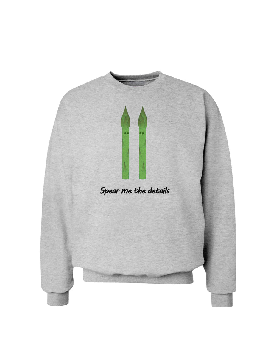 Asparagus - Spear Me the Details Sweatshirt-Sweatshirts-TooLoud-White-Small-Davson Sales