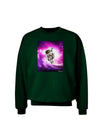 Astronaut Cat Adult Dark Sweatshirt-Sweatshirts-TooLoud-Deep-Forest-Green-Small-Davson Sales