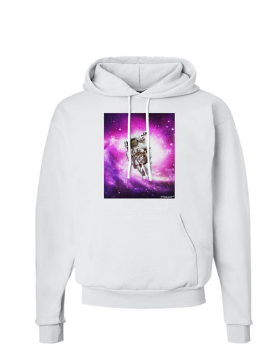 Astronaut Cat Hoodie Sweatshirt-Hoodie-TooLoud-White-Small-Davson Sales
