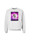 Astronaut Cat Sweatshirt-Sweatshirts-TooLoud-White-Small-Davson Sales