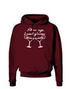 At My Age I Need Glasses - Margarita Dark Hoodie Sweatshirt by TooLoud-Hoodie-TooLoud-Maroon-Small-Davson Sales