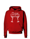 At My Age I Need Glasses - Martini Dark Hoodie Sweatshirt by TooLoud-Hoodie-TooLoud-Red-Small-Davson Sales