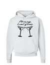 At My Age I Need Glasses - Martini Hoodie Sweatshirt by TooLoud-Hoodie-TooLoud-White-Small-Davson Sales