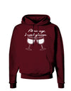 At My Age I Need Glasses - Wine Dark Hoodie Sweatshirt by TooLoud-Hoodie-TooLoud-Maroon-Small-Davson Sales