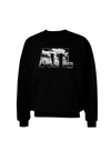 ATL Atlanta Text Adult Dark Sweatshirt by TooLoud-Sweatshirts-TooLoud-Black-Small-Davson Sales