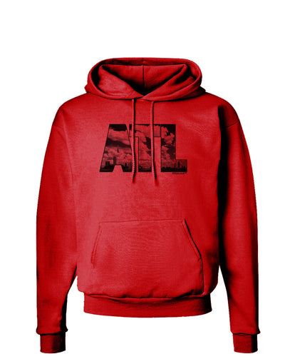 ATL Atlanta Text Hoodie Sweatshirt by TooLoud-Hoodie-TooLoud-Red-Small-Davson Sales