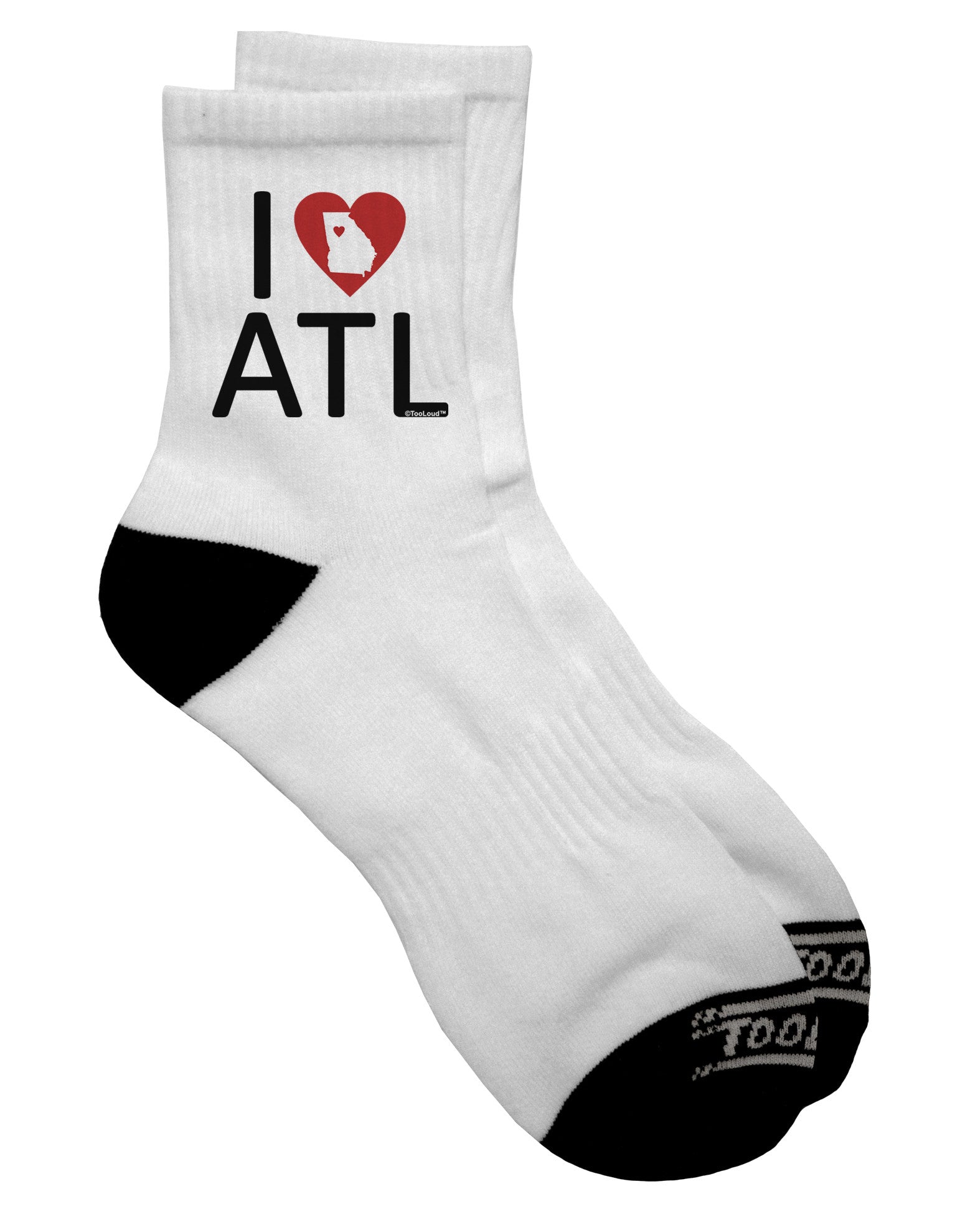 Atlanta Adult Short Socks - Style with Pride! - TooLoud - Davson Sales