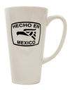 Authentic Mexican Eagle Symbol 16 Ounce Conical Latte Coffee Mug - Expertly Crafted by TooLoud-Conical Latte Mug-TooLoud-White-Davson Sales