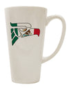 Authentic Mexican Eagle Symbol - Mexican Flag 16 oz Conical Latte Coffee Mug by TooLoud-Conical Latte Mug-TooLoud-White-Davson Sales