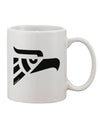 Authentic Mexican Eagle Symbol Printed 11 oz Coffee Mug - Expertly Crafted by TooLoud-11 OZ Coffee Mug-TooLoud-White-Davson Sales