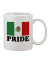 Authentic Mexican Pride - Exquisite Mexican Flag Printed 11 oz Coffee Mug by TooLoud-11 OZ Coffee Mug-TooLoud-White-Davson Sales