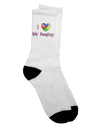 Autism Awareness Adult Crew Socks - A Heartfelt Tribute to My Daughter by TooLoud