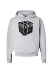 Autism Awareness - Cube B & W Hoodie Sweatshirt-Hoodie-TooLoud-AshGray-Small-Davson Sales