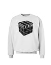 Autism Awareness - Cube B & W Sweatshirt-Sweatshirts-TooLoud-White-Small-Davson Sales