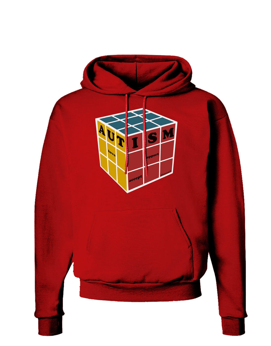 Autism Awareness - Cube Color Dark Hoodie Sweatshirt-Hoodie-TooLoud-Black-Small-Davson Sales