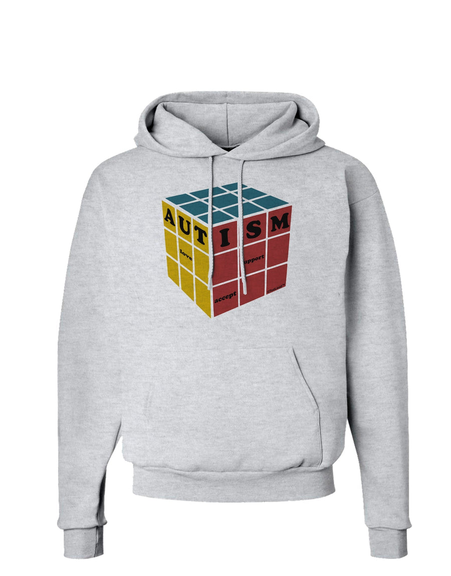 Autism Awareness - Cube Color Hoodie Sweatshirt-Hoodie-TooLoud-White-Small-Davson Sales