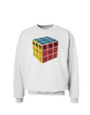 Autism Awareness - Cube Color Sweatshirt-Sweatshirts-TooLoud-White-Small-Davson Sales