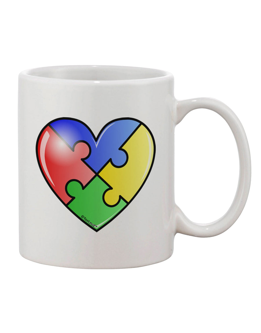 Autism Awareness Printed 11 oz Coffee Mug - Expertly Crafted Drinkware by TooLoud-11 OZ Coffee Mug-TooLoud-White-Davson Sales