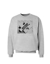 Autism Awareness - Puzzle Black & White Sweatshirt-Sweatshirts-TooLoud-AshGray-Small-Davson Sales