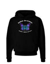 Autism Awareness - Puzzle Piece Butterfly Dark Hoodie Sweatshirt-Hoodie-TooLoud-Black-Small-Davson Sales