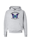 Autism Awareness - Puzzle Piece Butterfly Hoodie Sweatshirt-Hoodie-TooLoud-AshGray-Small-Davson Sales