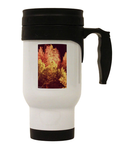 Autumn In Aspen Stainless Steel 14oz Travel Mug-Travel Mugs-TooLoud-White-Davson Sales