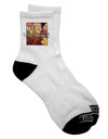 Autumnal Elegance Adult Short Socks - TooLoud-Socks-TooLoud-White-Ladies-4-6-Davson Sales