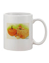 Autumnal Pumpkin Scene Adorned 11 oz Coffee Mug - TooLoud-11 OZ Coffee Mug-TooLoud-White-Davson Sales